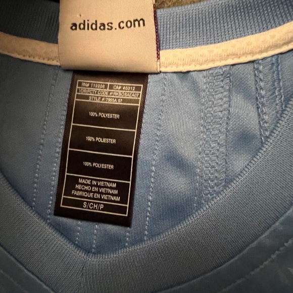 DENVER NUGGETS 2007 Adidas Authentic NBA S/S Shooting Shirt SMALL Carmelo Era - Picture 12 of 16